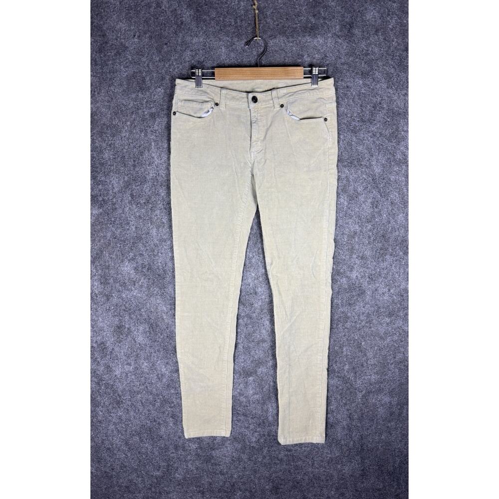 Patagonia Pants Womens 30 Beige Stretch Corduroy Slim Tapered 5 Pocket Casual